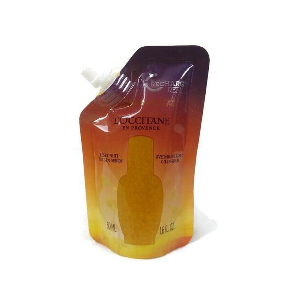L'Occitane Immortelle Overnight Reset Oil In Serum Refill 1.6oz / 50ML *NEW* - Picture 2 of 8